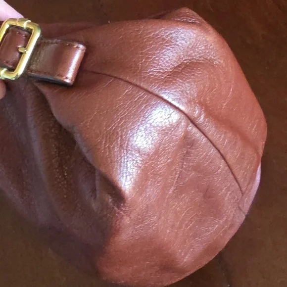 Coach Madison Haley Brown Leather Hobo Bag - Picture 7 of 9